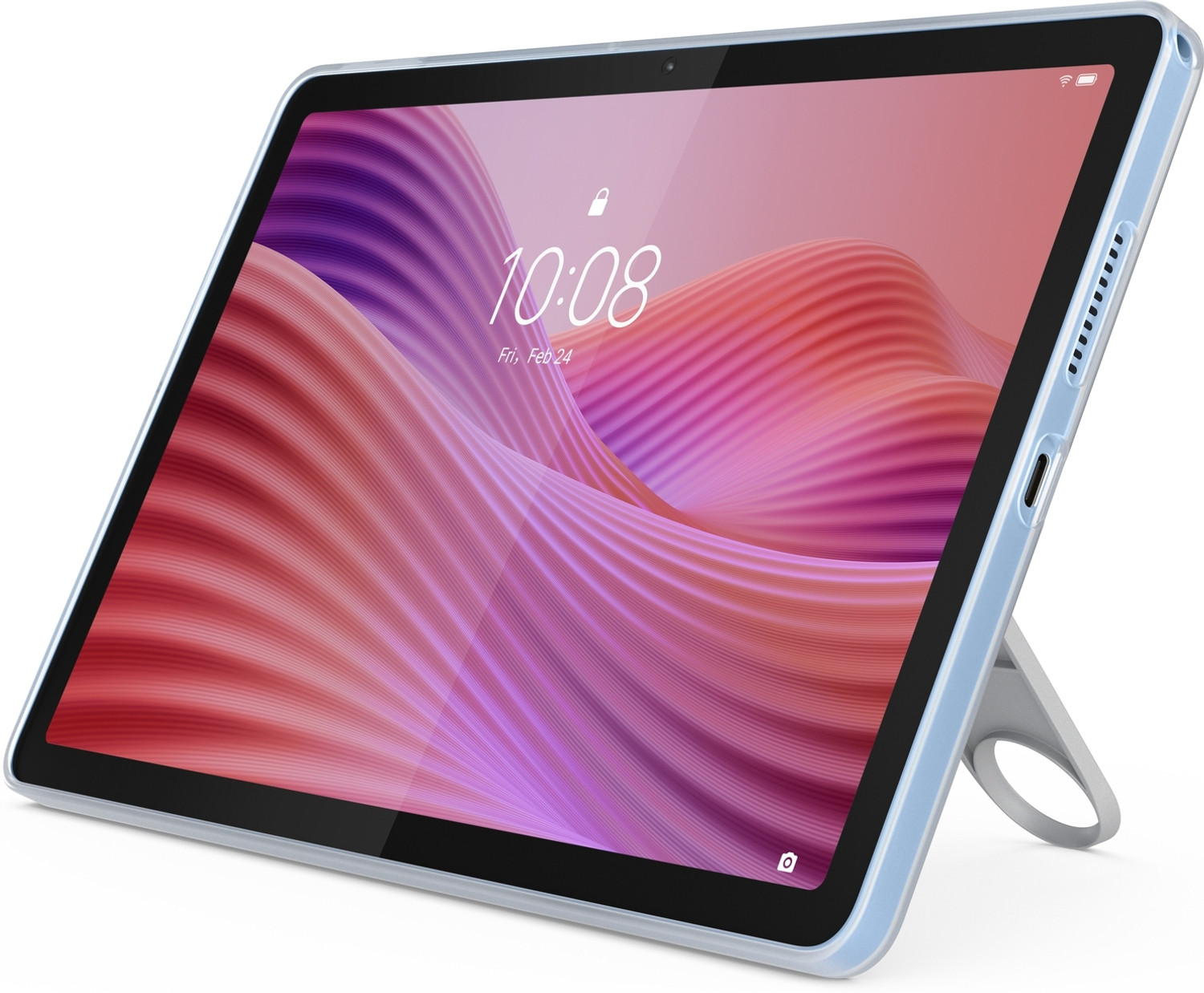 Image of Lenovo Tab 4 GB RAM 64 GB ROM 10.1 inch with Wi-Fi+4G MediaTek Helio G85 (8C, 2x A75 @2.0GHz + 6x A55 @1.8GHz) Tablet (Polar Blue)