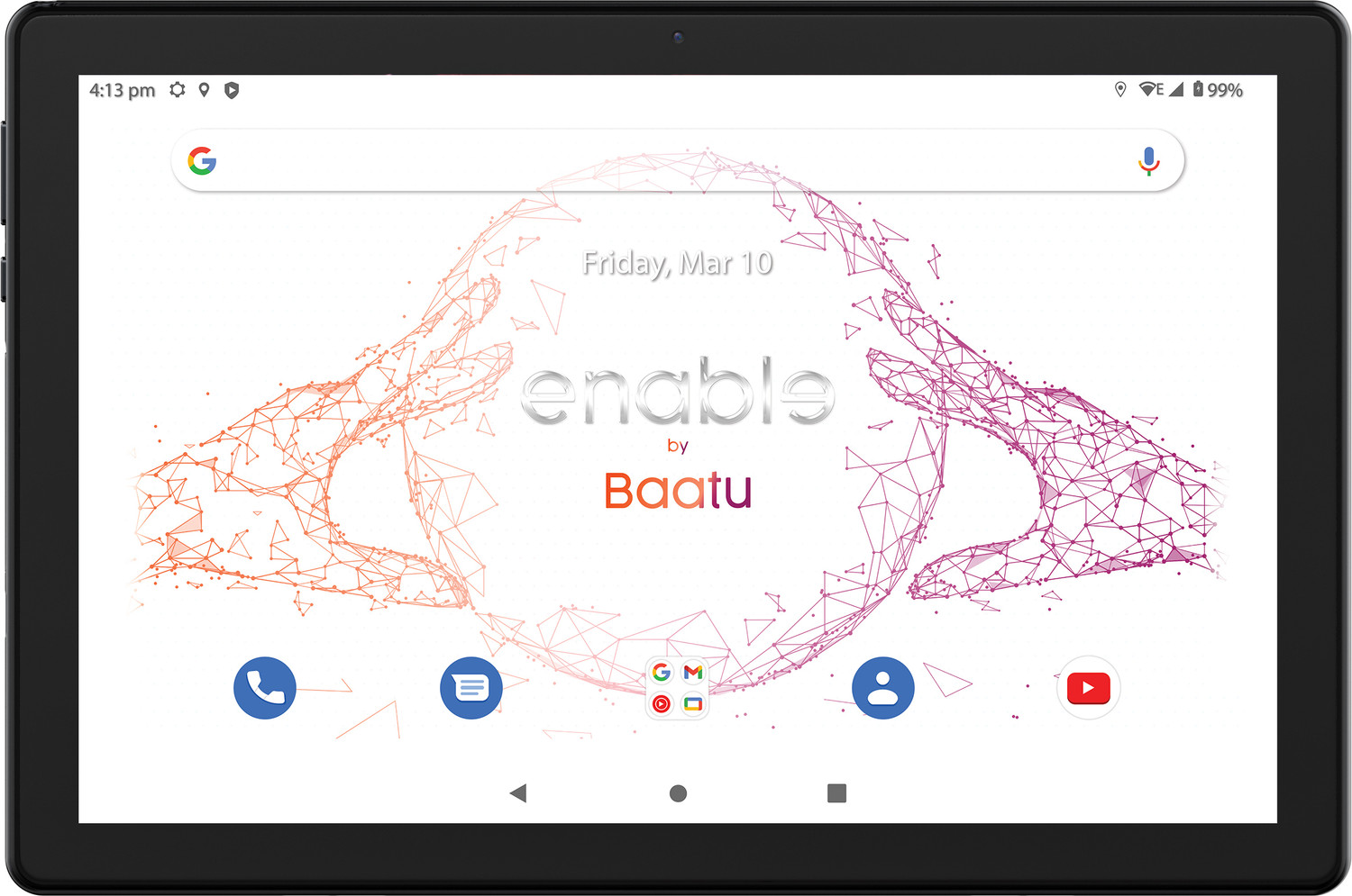 Image of Baatu Enable Tablet, (India's 1st Parental Control Tablet), 4 GB RAM 64 GB ROM 10.1 inch with Wi-Fi+4G MediaTek Tablet (Tablet for Kids, App Blocker, Content Monitor, Location Tracking, Web Blocker)