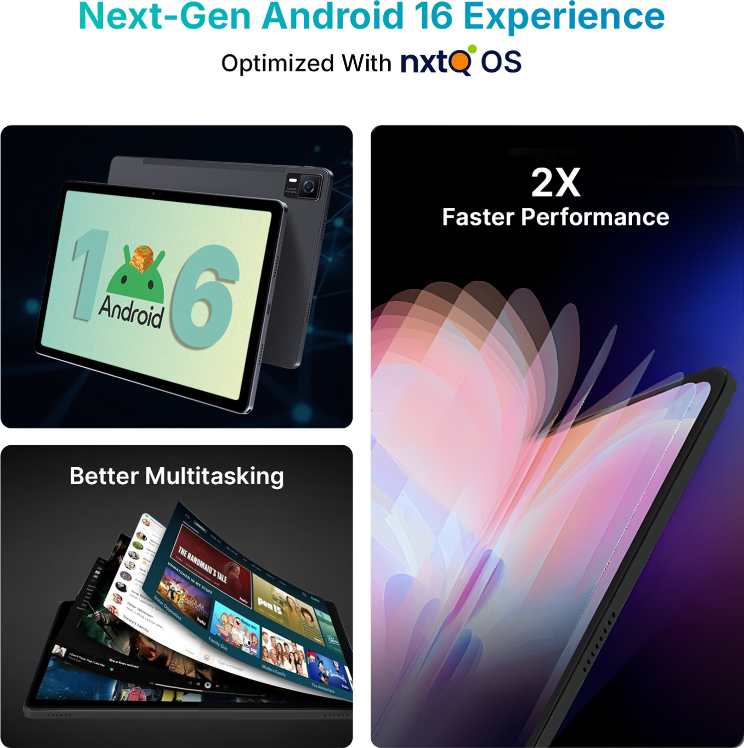 Image of Ai+ PulseTab 8 GB RAM 128 GB ROM 10.95 inch with Wi-Fi+4G Gaming MediaTek Helio G88 Octa Core Tablet (Dark Blue)