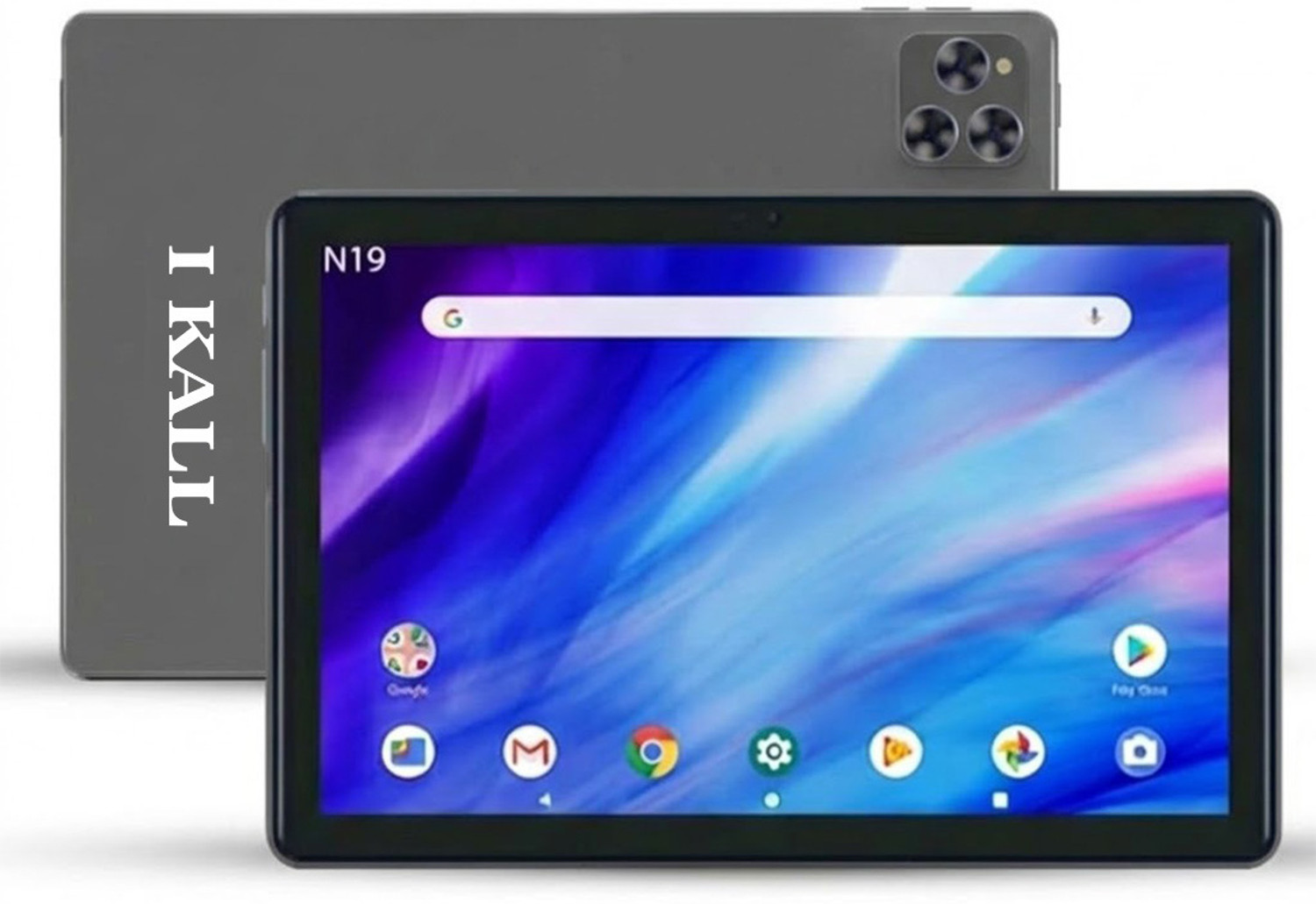 Image of I Kall N19 4 GB RAM 64 GB ROM 10 inch with 4G MT8768R Octa - Core Tablet (Gray)