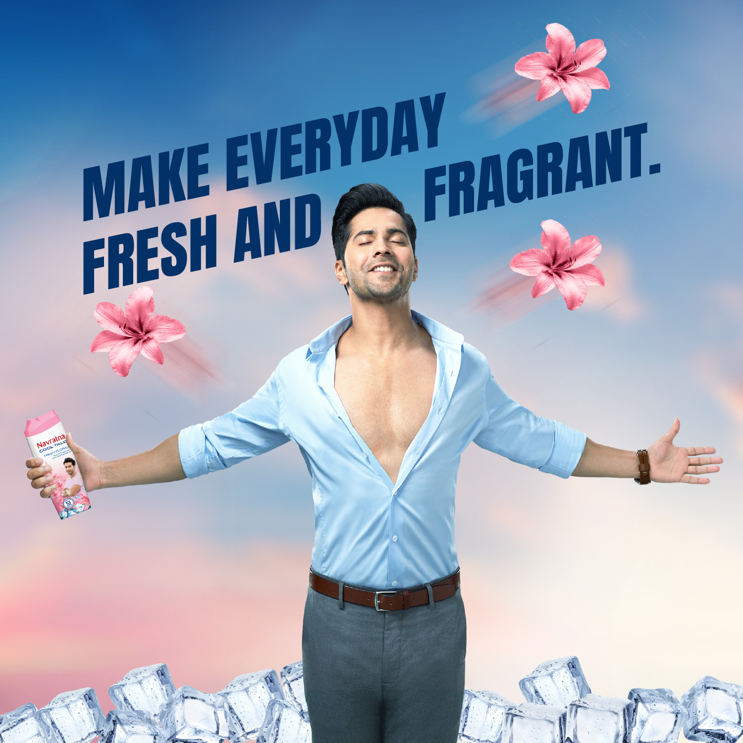 Image of Navratna Cool Talc Fresh Floral