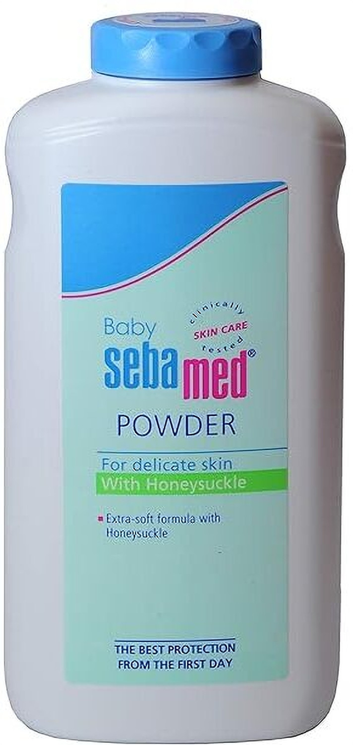 Image of Sebamed Baby Powder with Honeysuckle|Ideal for prickly heat rashes