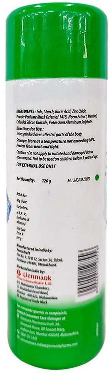 Image of Glenmark Candid Menthol Cool Prickly Heat Powder