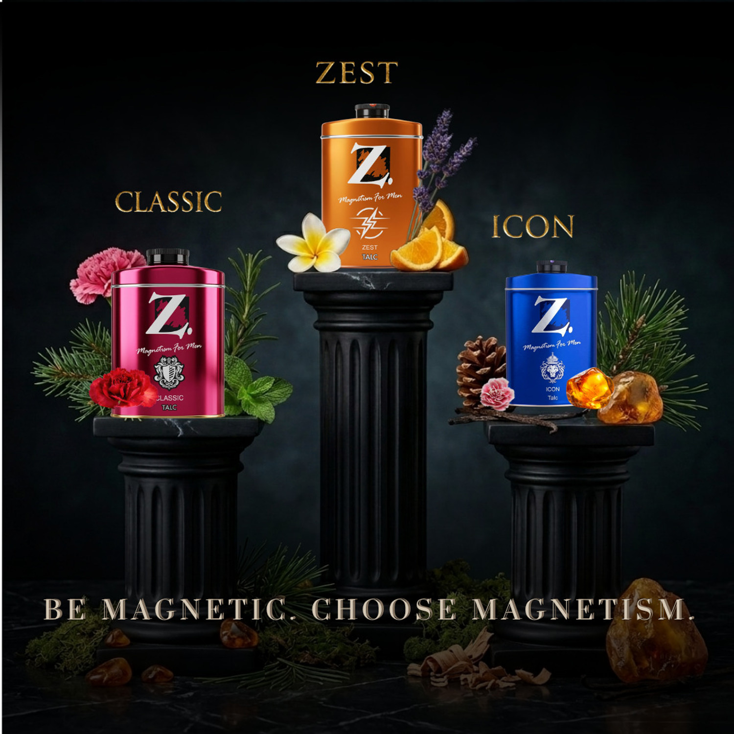 Image of Z - Magnetism for Men Classic Talc l Combo