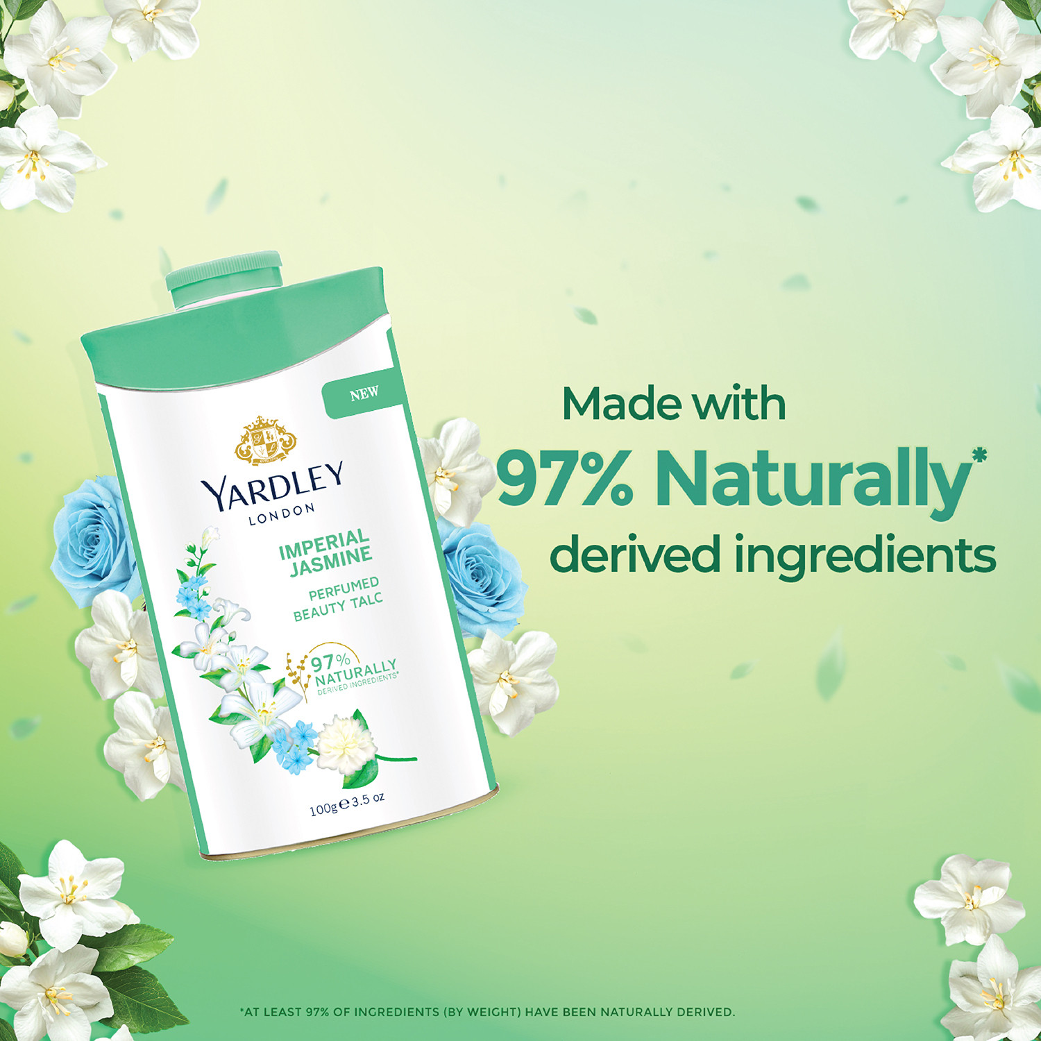 Image of Yardley London Imperial Jasmine Perfumed Talcum Powder for Women