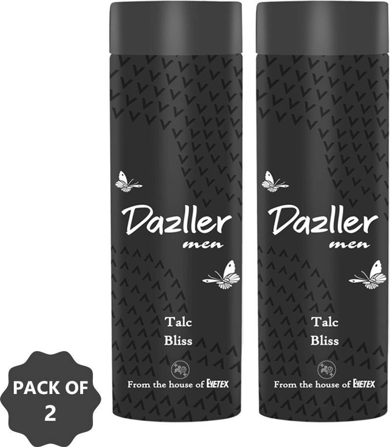 Dazller Talcum Powder - Bliss,Beats Body Odour, Long-lasting Fres