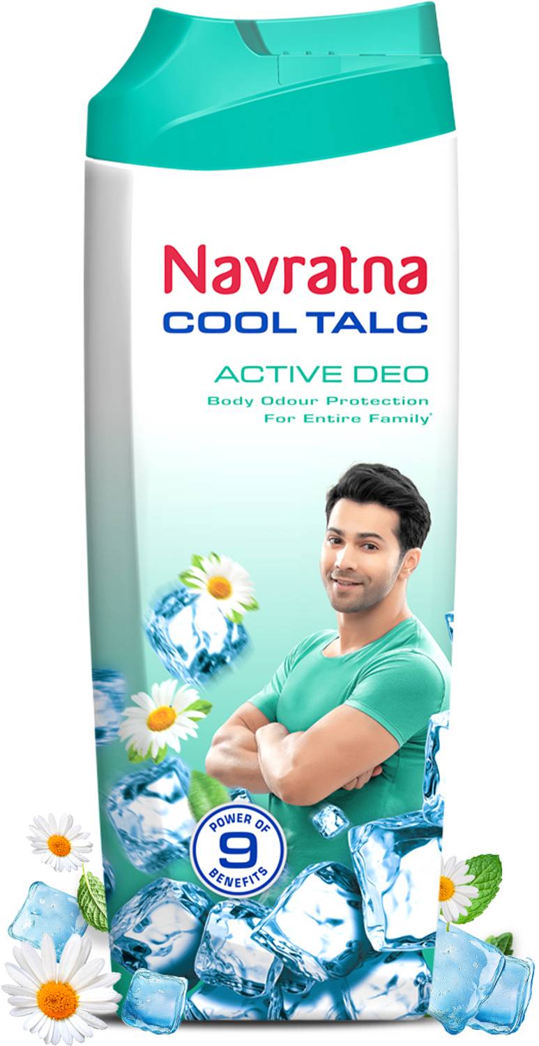 Navratna Cool Talc Active Deo Long Lasting Freshness Instant Cool