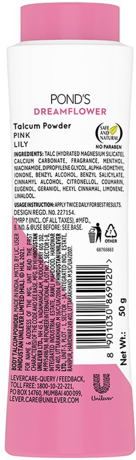 Image of Pond`s Dreamflower Fragrant Talc (50g)