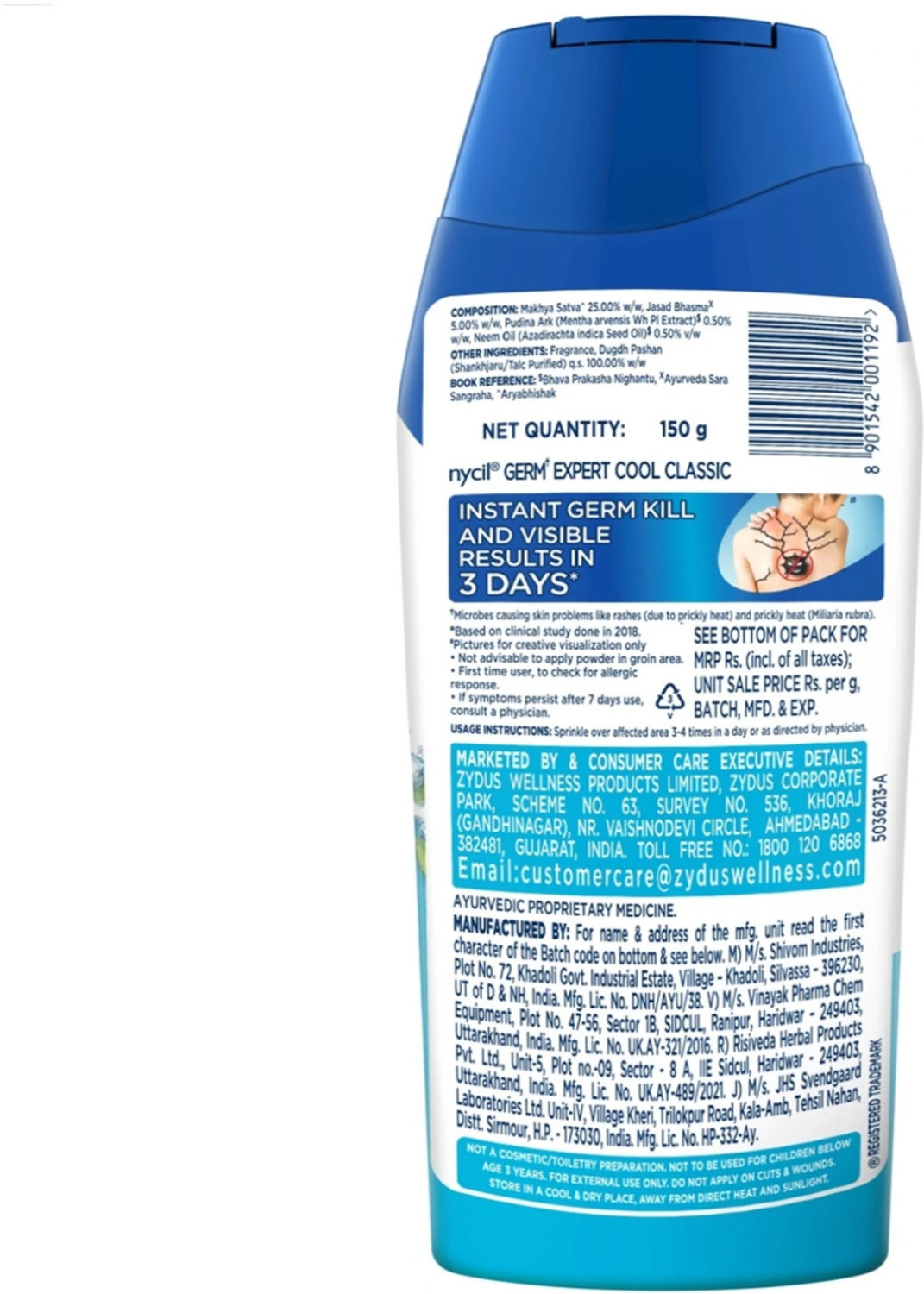 Image of NYCIL cool classic herbal 150g