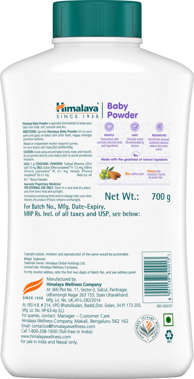 Himalaya Gentle Baby Powder 100g - Image 2