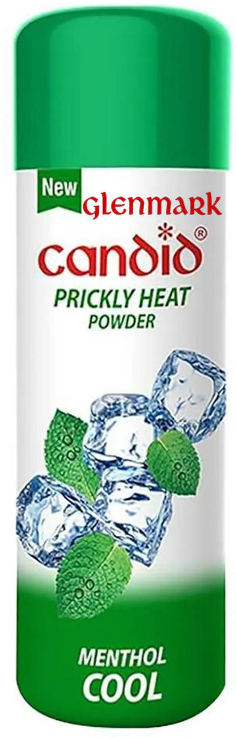 Image of Glenmark Candid Menthol Cool Prickly Heat Powder