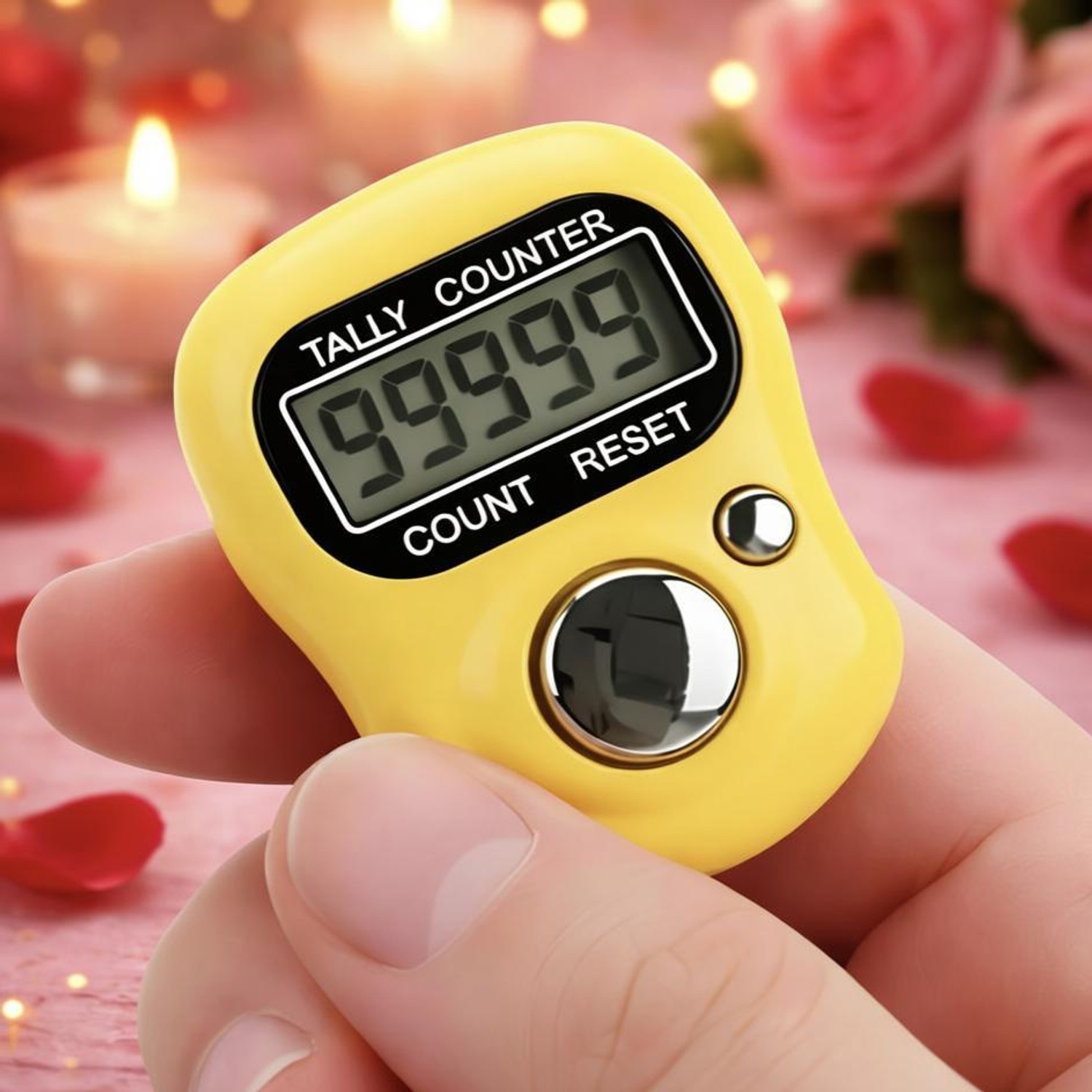 Image of Luxurium decor Multiuse Finger Counter Portable Mantra Jaap Machine for Prayers Digital Tally Counter