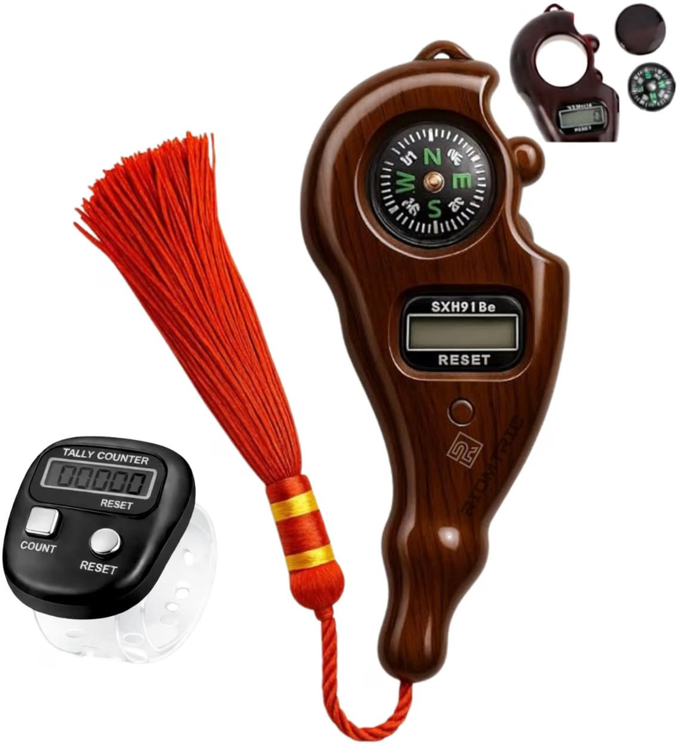 Image of portible Digital Tasbih Counter Pack of 2 Digital Tally Counter