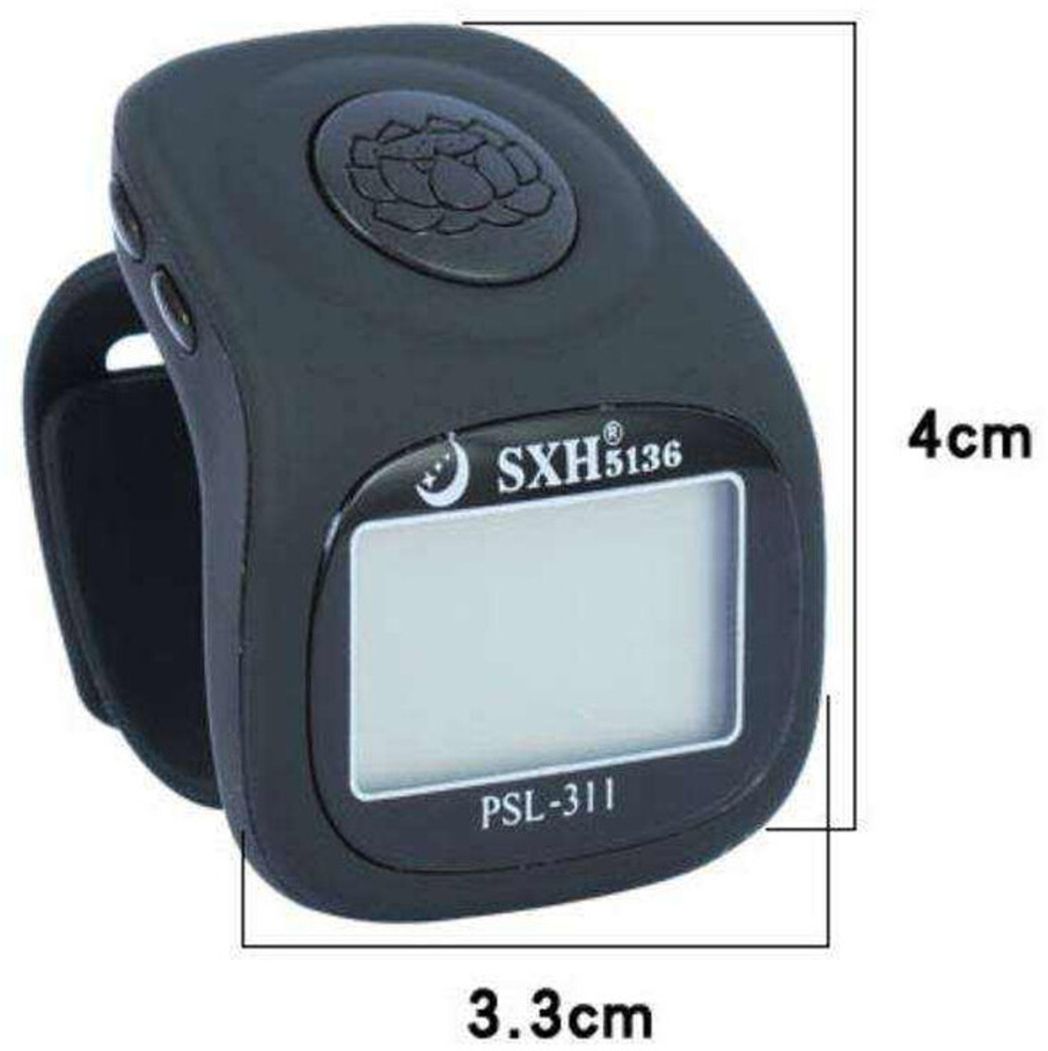 Image of TodayAndCo Chanting Counter LED Lamp Manual Ring Type Luminous Digital Display Electronic Digital Tally Counter