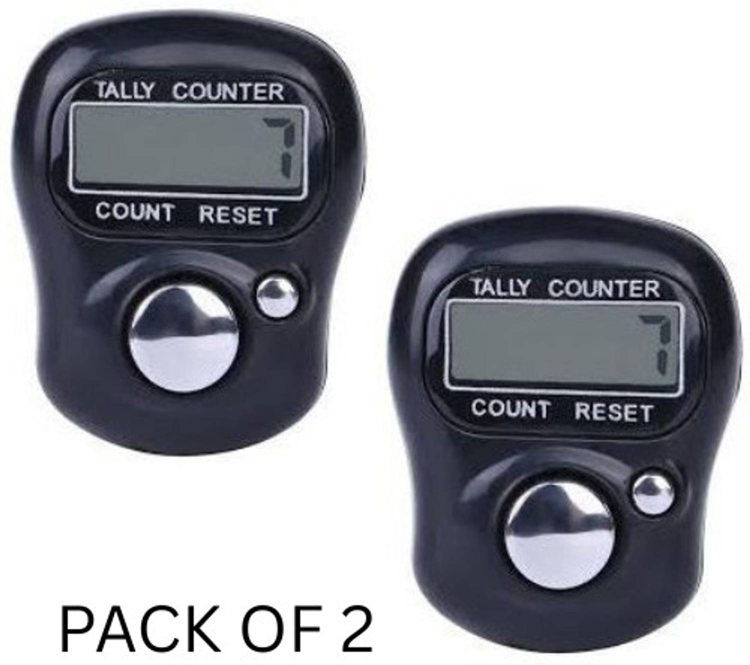 Ashmakam 2 Pcs Finger Counting Machine – Digital Hand Counter for Jaap & Fitness Digital Tally Counter
