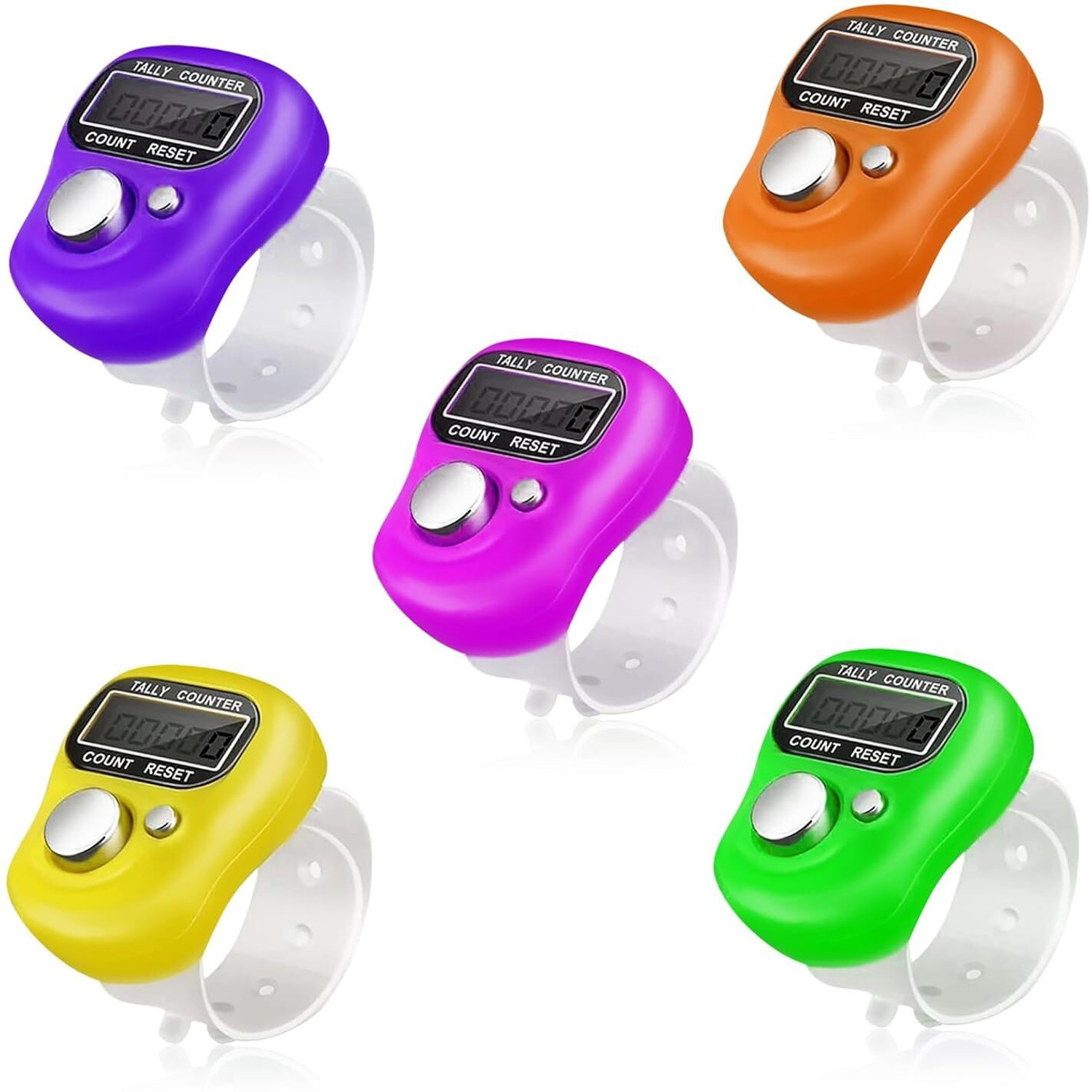 Image of DEGNO Digital counter name jaap counting machine finger ring chanting counter name jap Digital Tally Counter