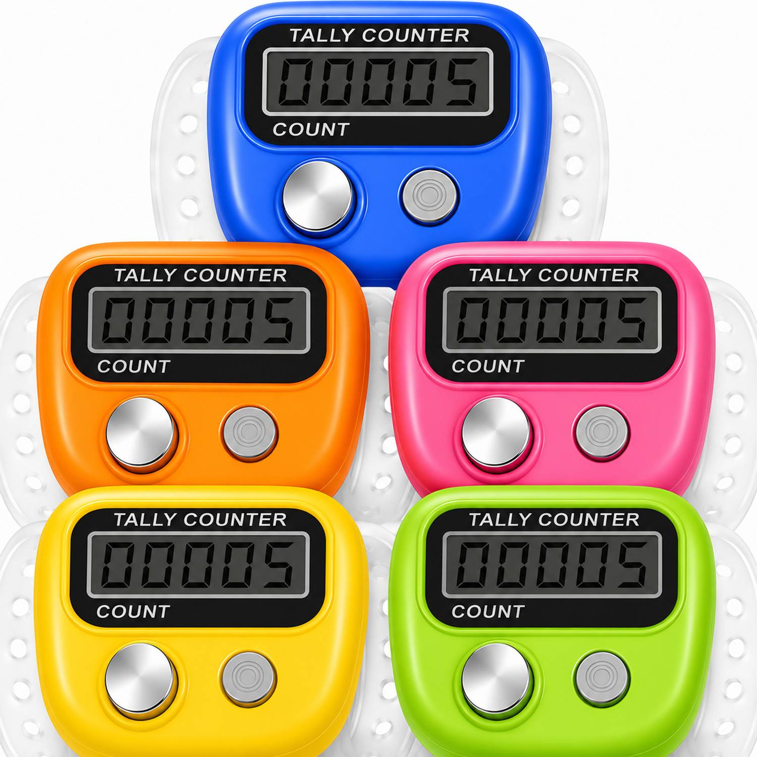 7SHIELD Chanting Mantra,Tally Counter Finger Ring Chanting Count Machine Digital Tally Counter
