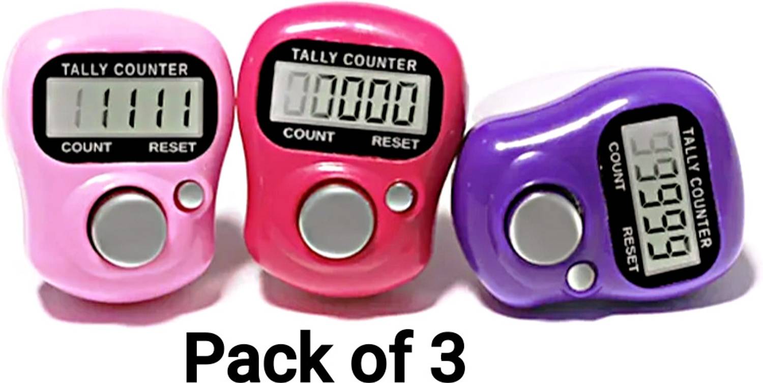 ARRUM Multi Use Hand Finger Counter Portable Machine for Tasbih Chanting Digital Tally Counter
