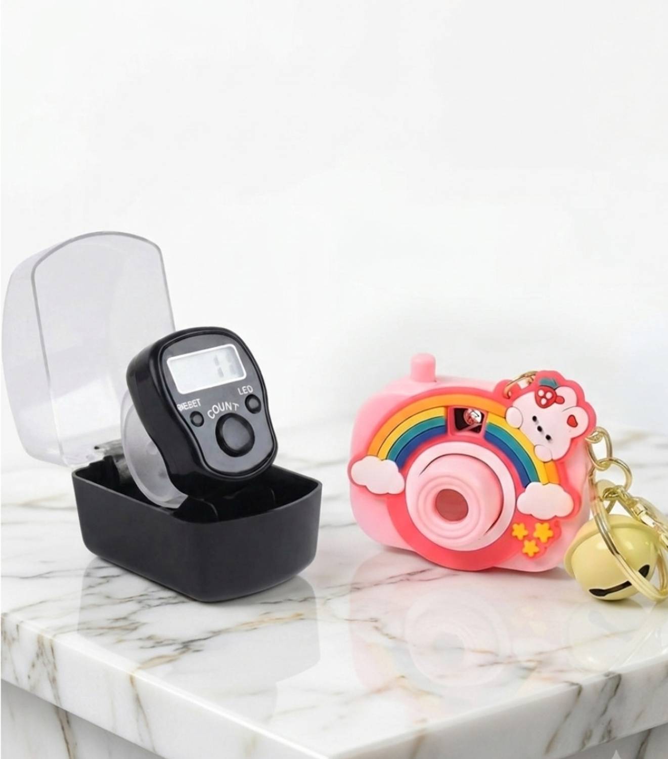 Aim Emporium Led Light Hand Tally Counter Size Standard With key Chain Digital Tally Counter