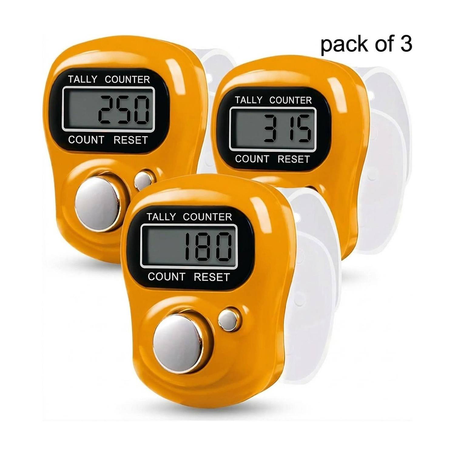 7SHIELD Chanting Mantra,Tally Counter Finger Ring Chanting Count Machine Digital Tally Counter
