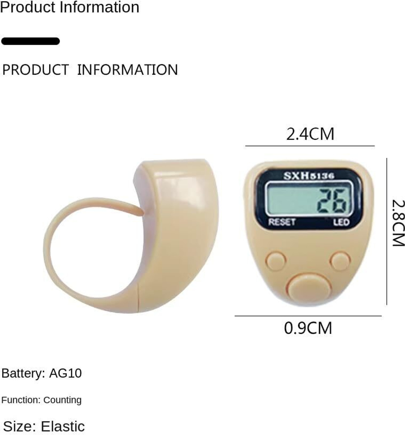 Image of Aim Emporium 506 led backlight counter pack of 2 Digital Tally Counter