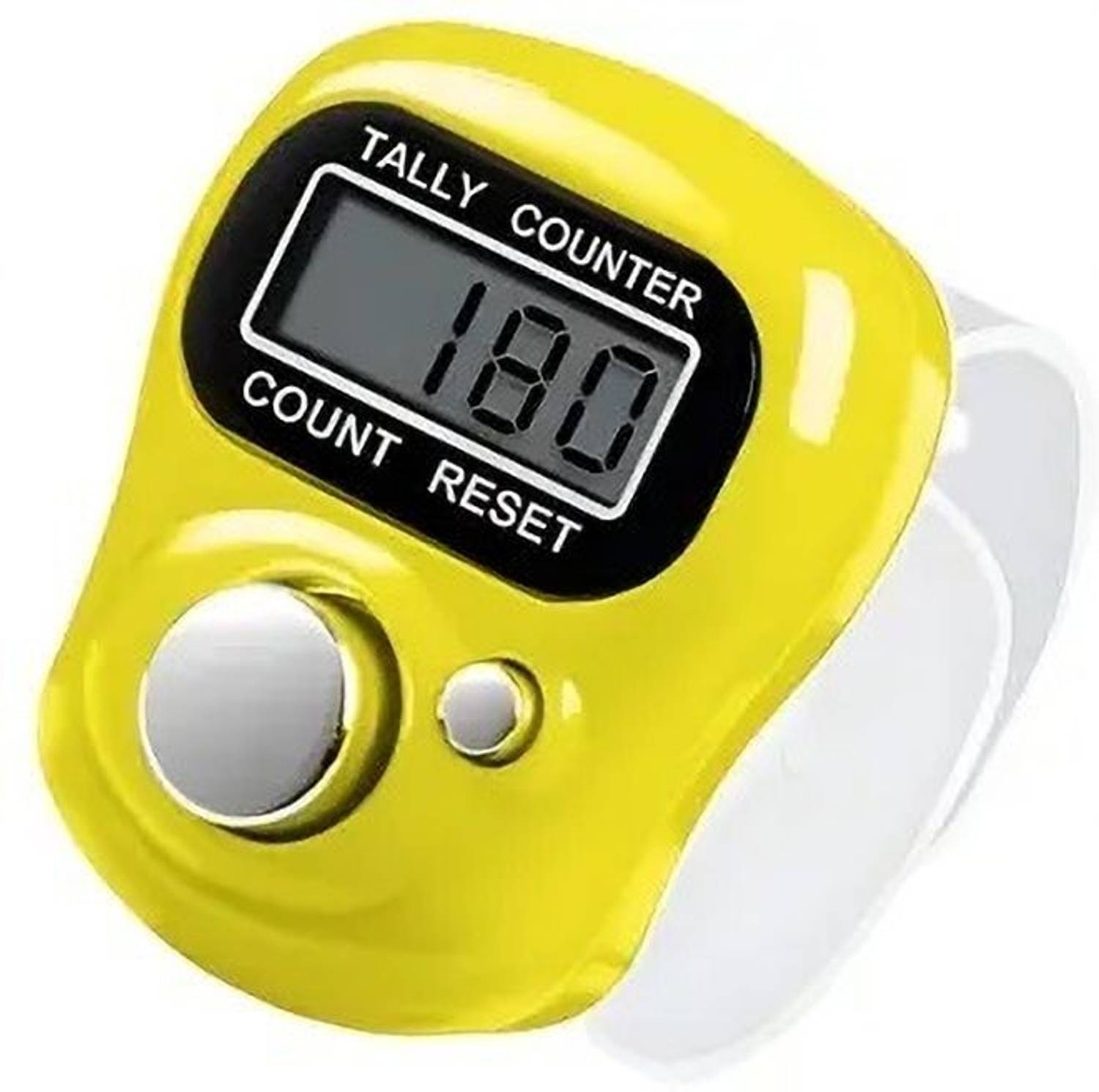 Adhvik Radhe Radhey Name Jaap Finger Ring Counter Chanting Machine Mantar Jaap Digital Tally Counter