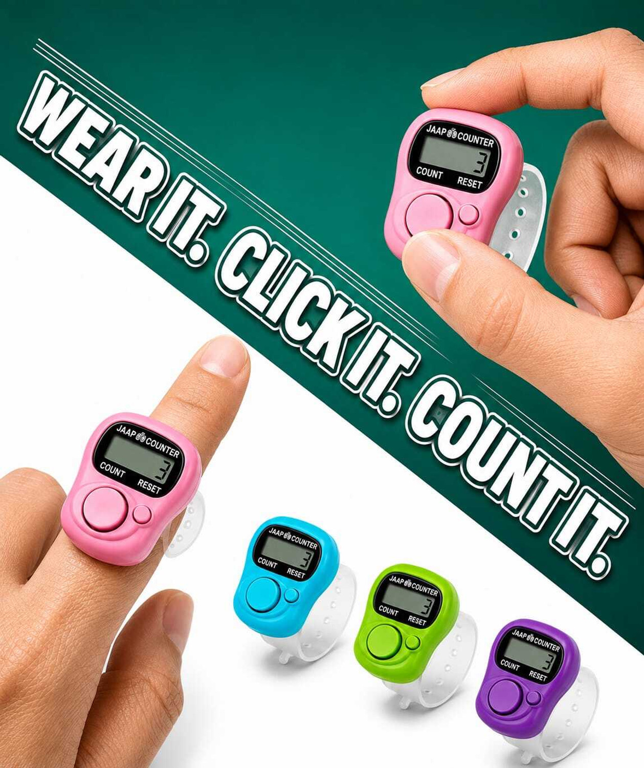 Image of portible DJC-2P Digital Tally Counter