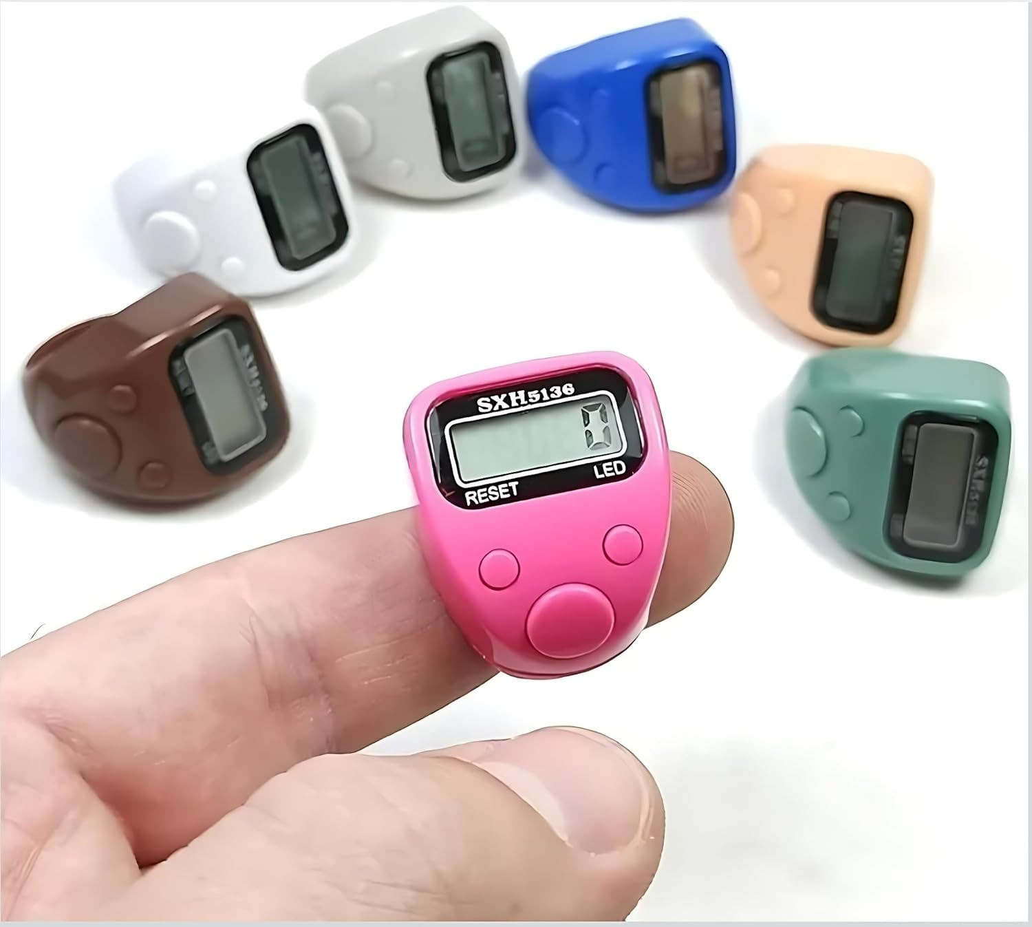 Image of portible Jaap Mala Hand Tally Counter Digital Tally Counter (Pack of 2) Digital Tally Counter