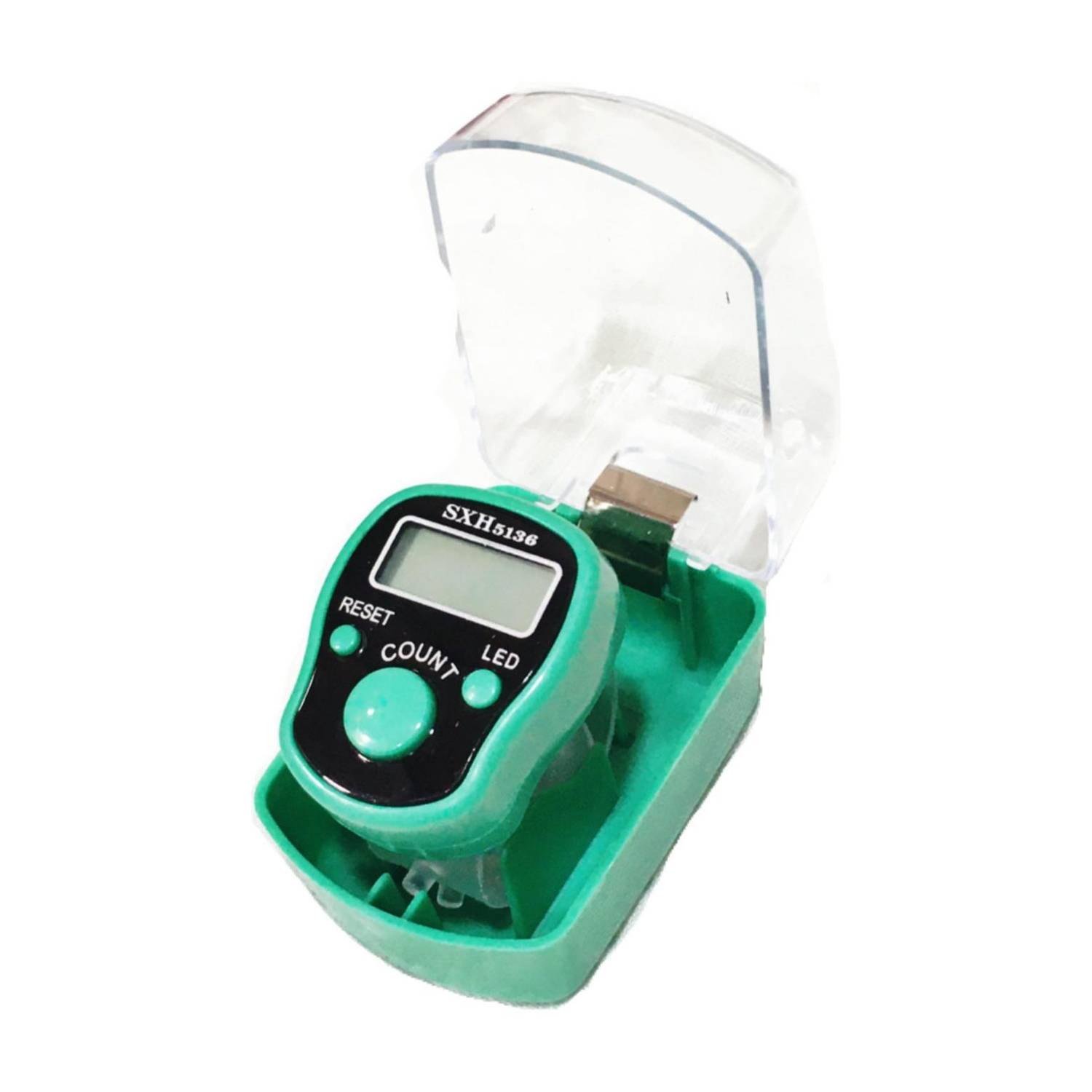 Anshi Mini Hand Tally Counter Finger Ring Digital Electronic Head Count Code-50 Digital Tally Counter