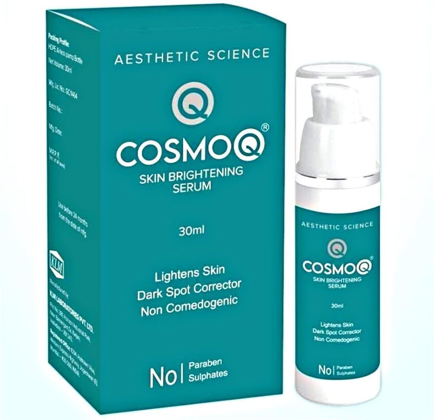 Image of CosmoQ Skin Brightening Face Serum, 30ml Tanning Accelerator Lotion