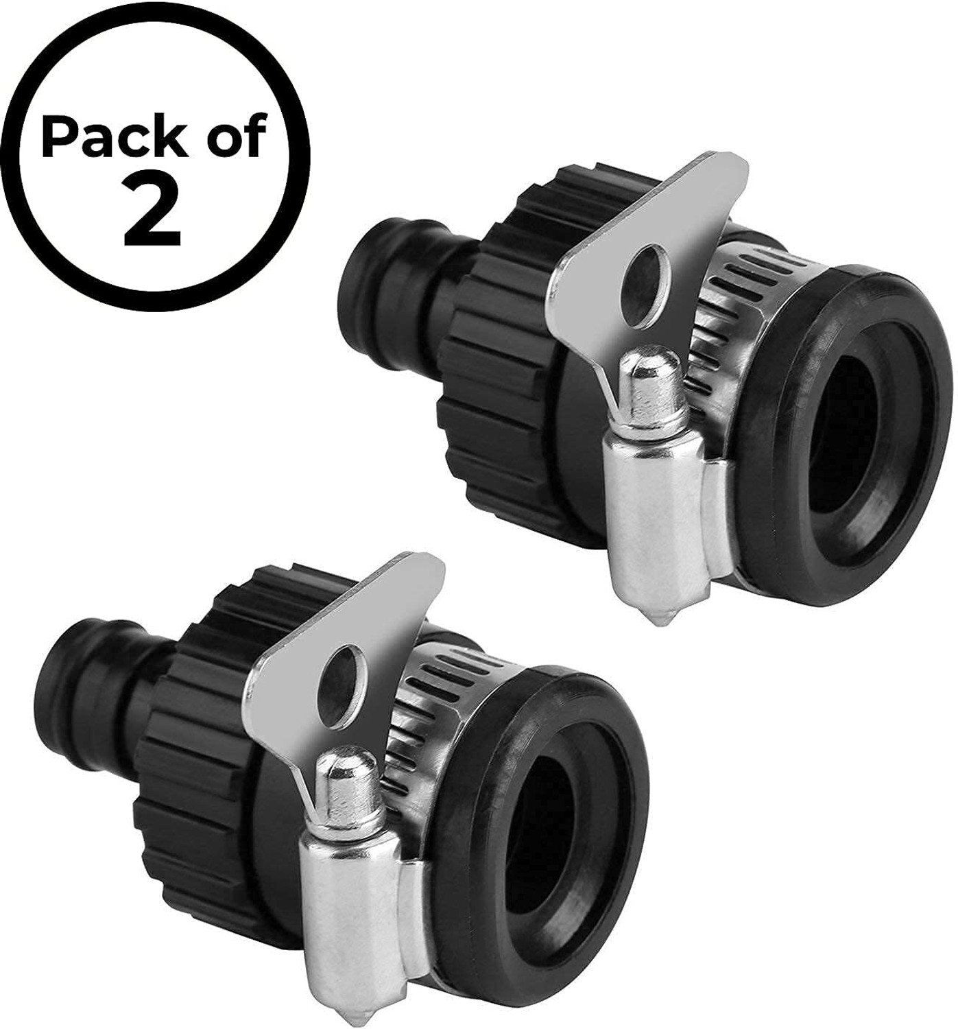 Image of HOKiPO 1 /2 inch Tap Adapter Hose Pipe Fitting for Kitchen Gardening Car Washing Cleaning Tap Adapter