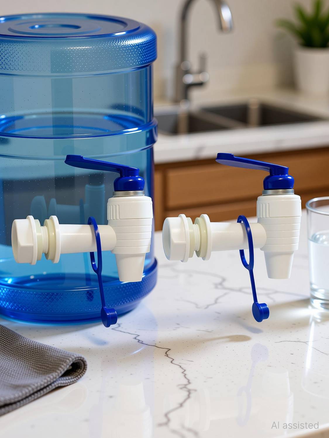 AkuaBeat Universal Water Purifier Tap Pack of 2 , Leak-Proof RO Dispenser Tap Tap Mount Water Filter