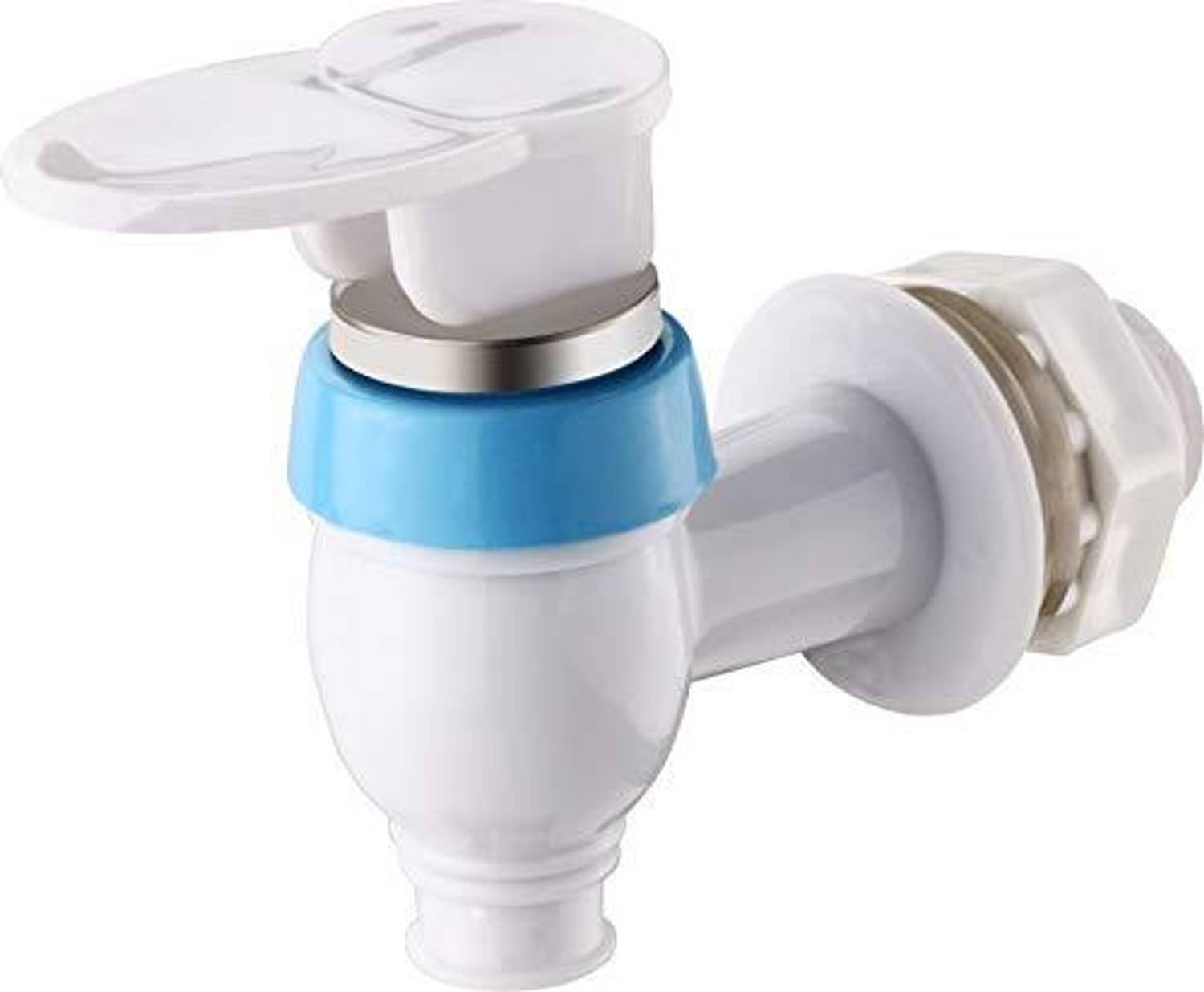 PureApas Tap for All RO/UV System Tap Mount Water Filter in PVC White Colour Solid Filter Cartridge