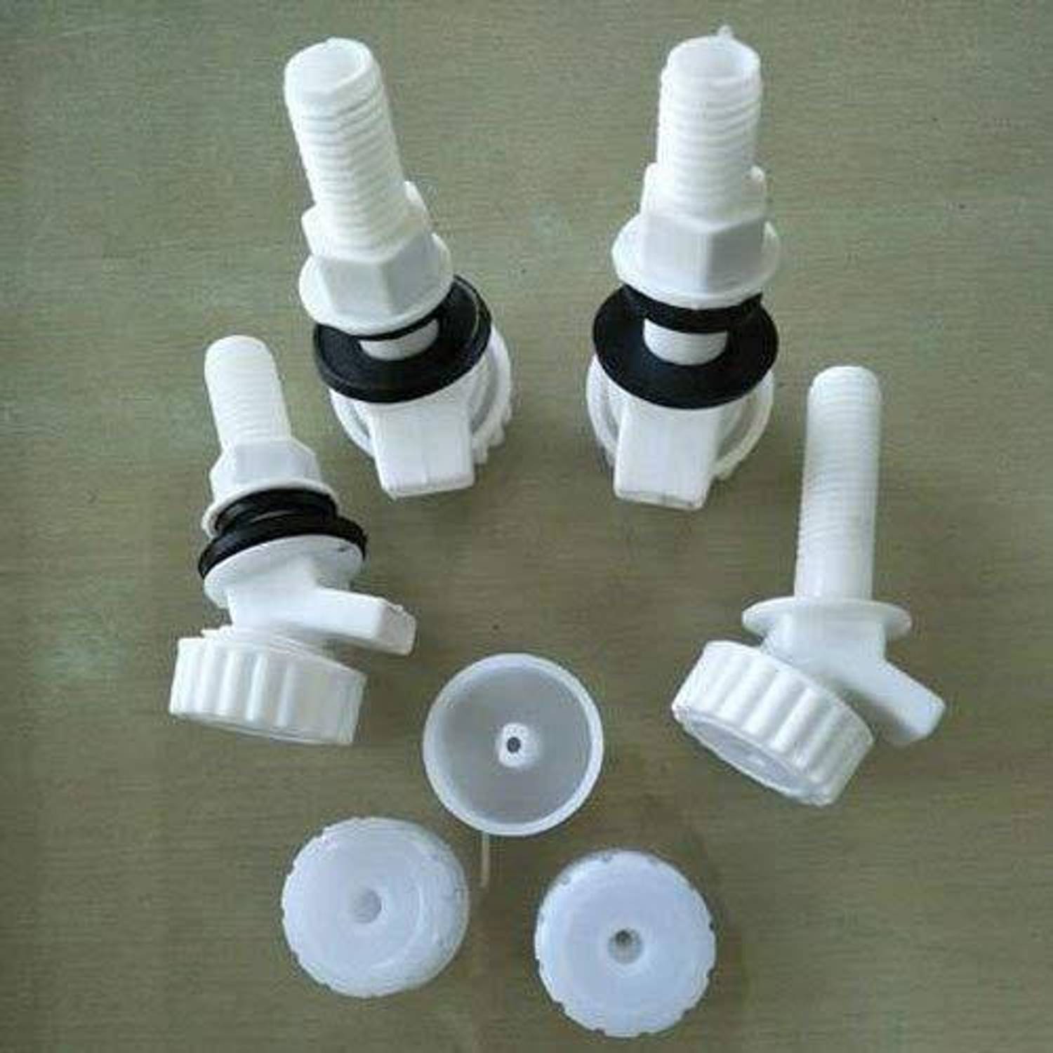 AGRITECH Aqua 2 Pcs RO Plastic TAP-Water Jar Tap for 10L or 20 L Water Jar + Teflon Tape. Tap Mount Water Filter