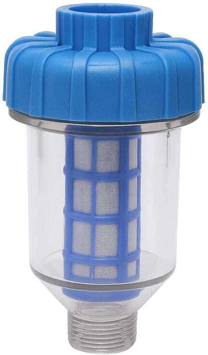Image of PureMyst Inch Anti-Scale Hard Water Filter for Washing Machines with Polyphosphate Ball Tap Mount Water Filter