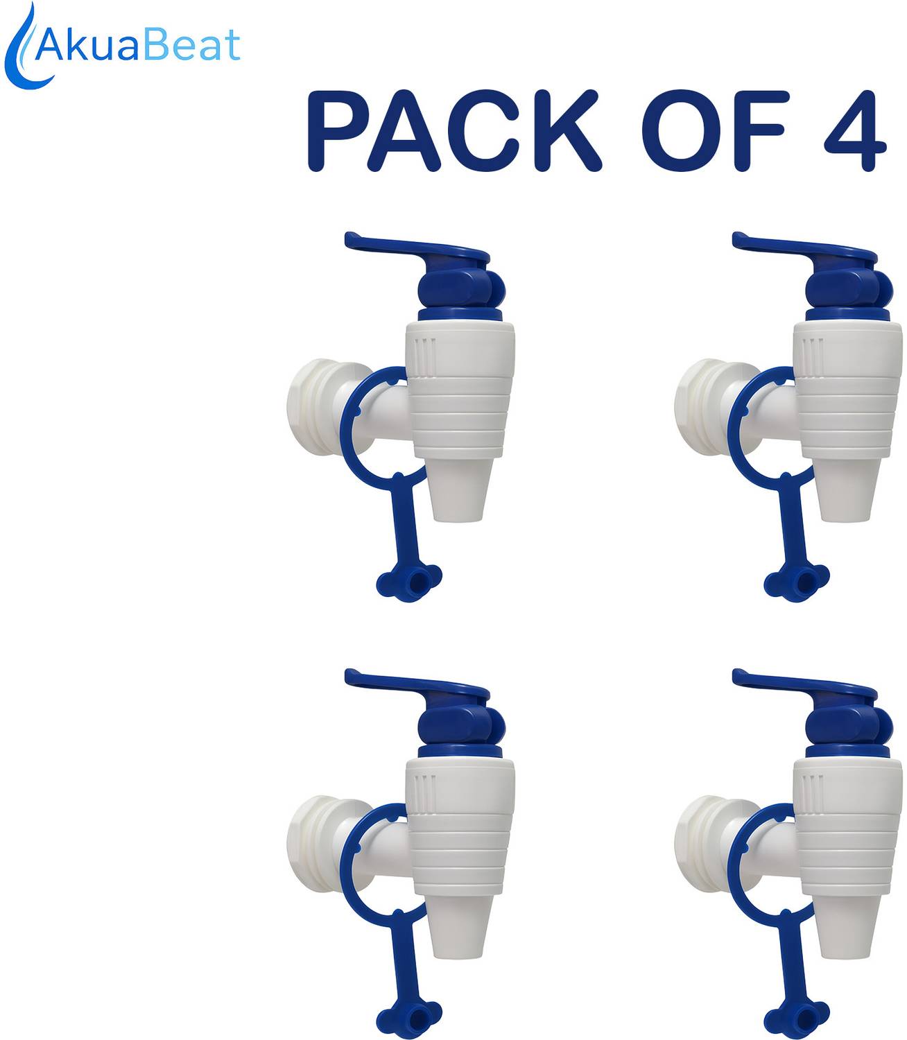 AkuaBeat Universal RO Water Purifier Tap Pack 4 Tap Mount Water Filter
