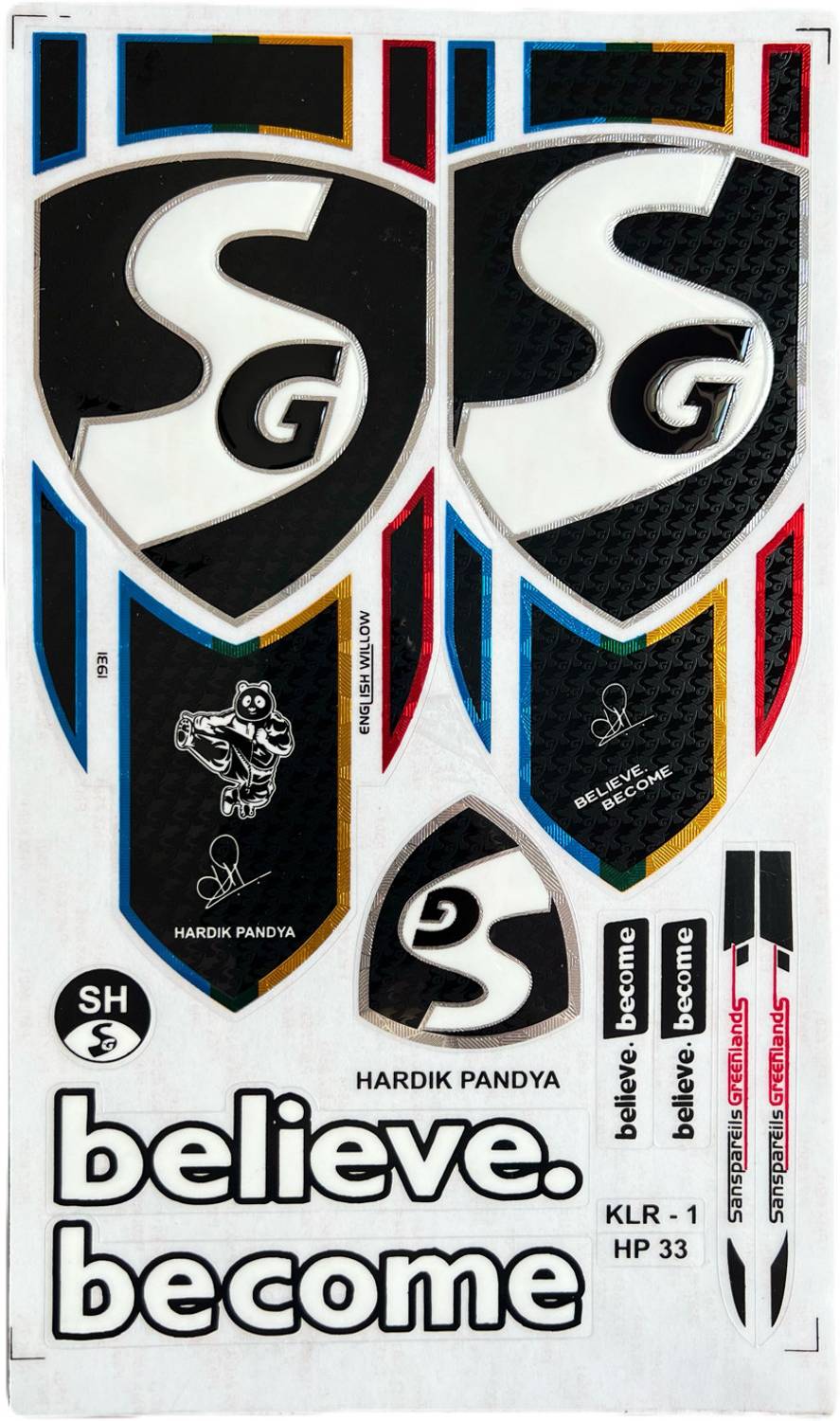 VSM 3D Kungfu Panda Bat Sticker - Image 1