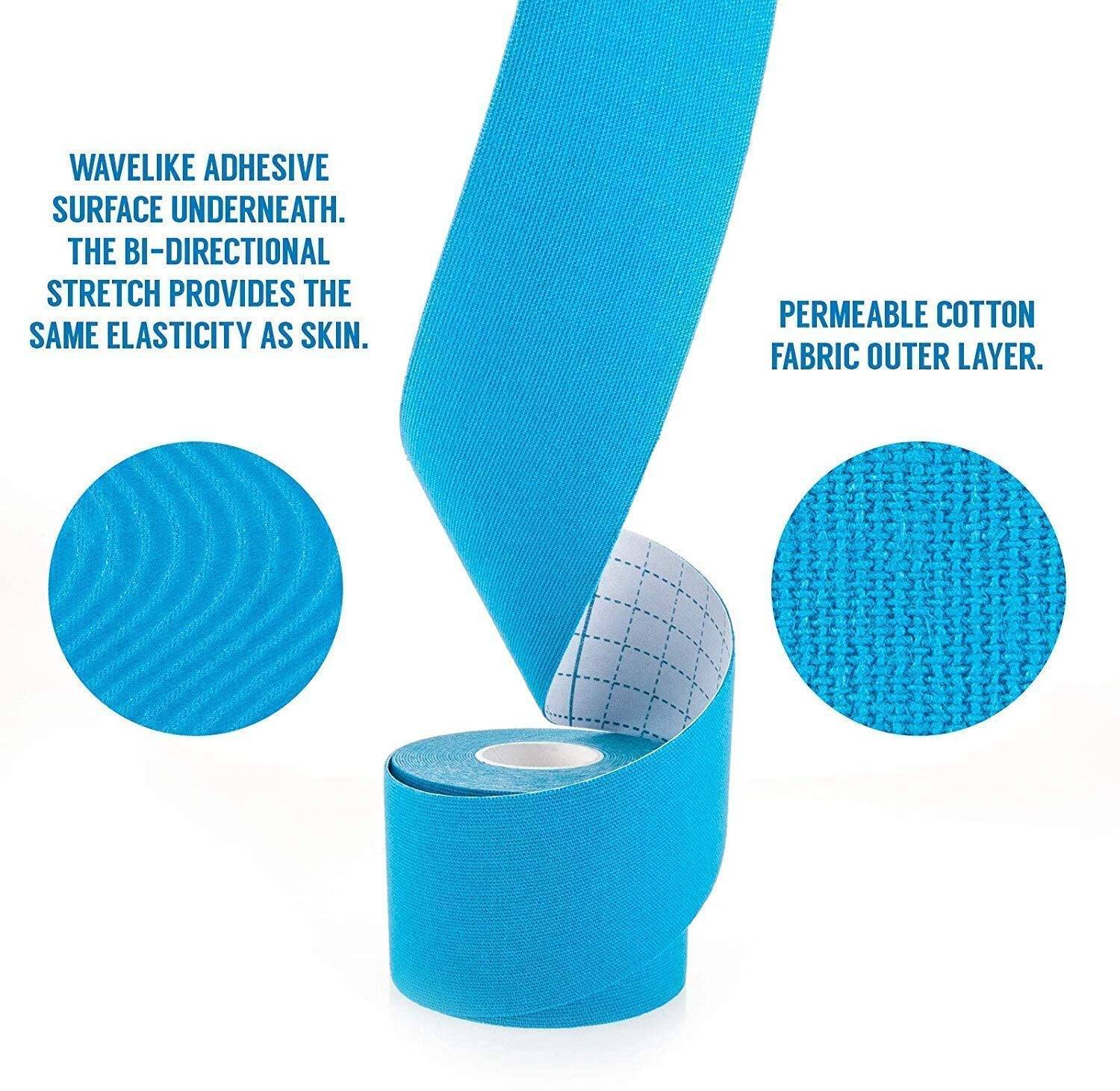 LaMensa Kinesiology Tape 5 cm X 5 m Pack of 1 - Image 4