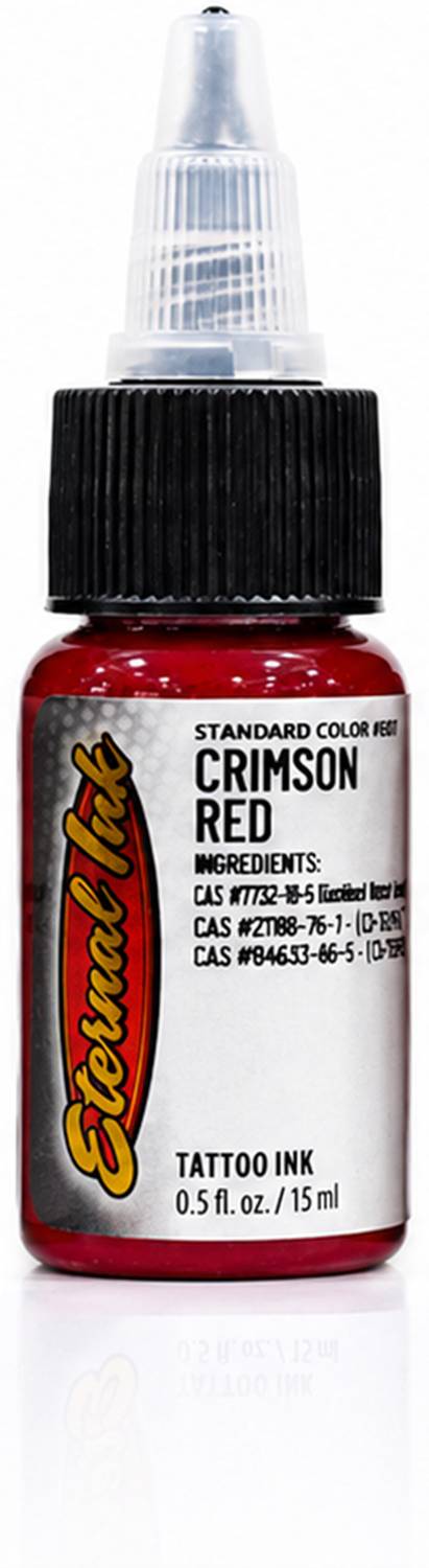 Arrowhead Eternal Ink Crimson Red 1/2 oz Tattoo Ink -Vegan and Sterile for Tattoo Artists Tattoo Ink