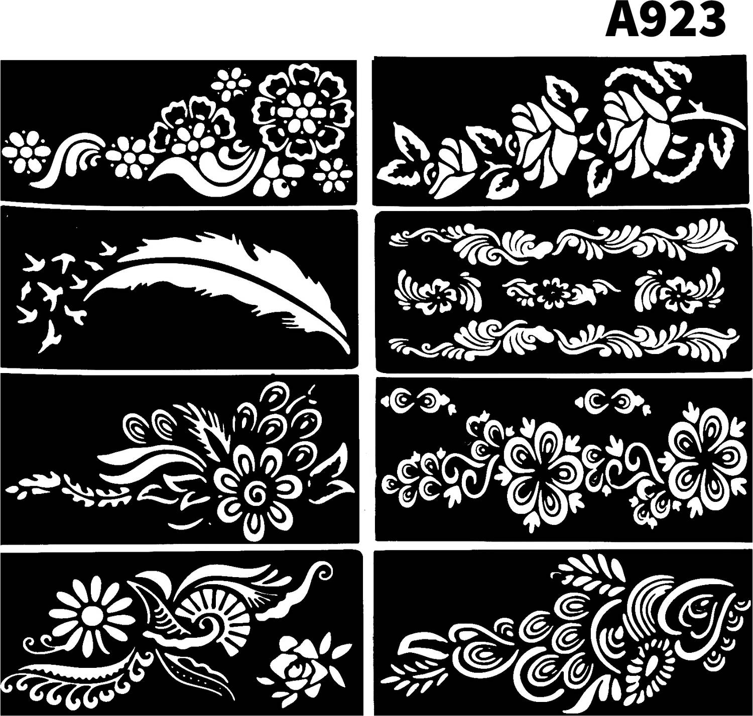 ARSRA Henna Mehndi stickers/08