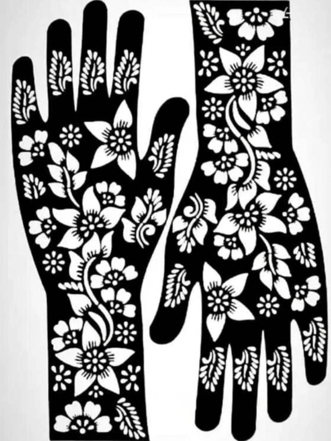 ARSRA Henna Mehndi stickers unique designs0 zxc