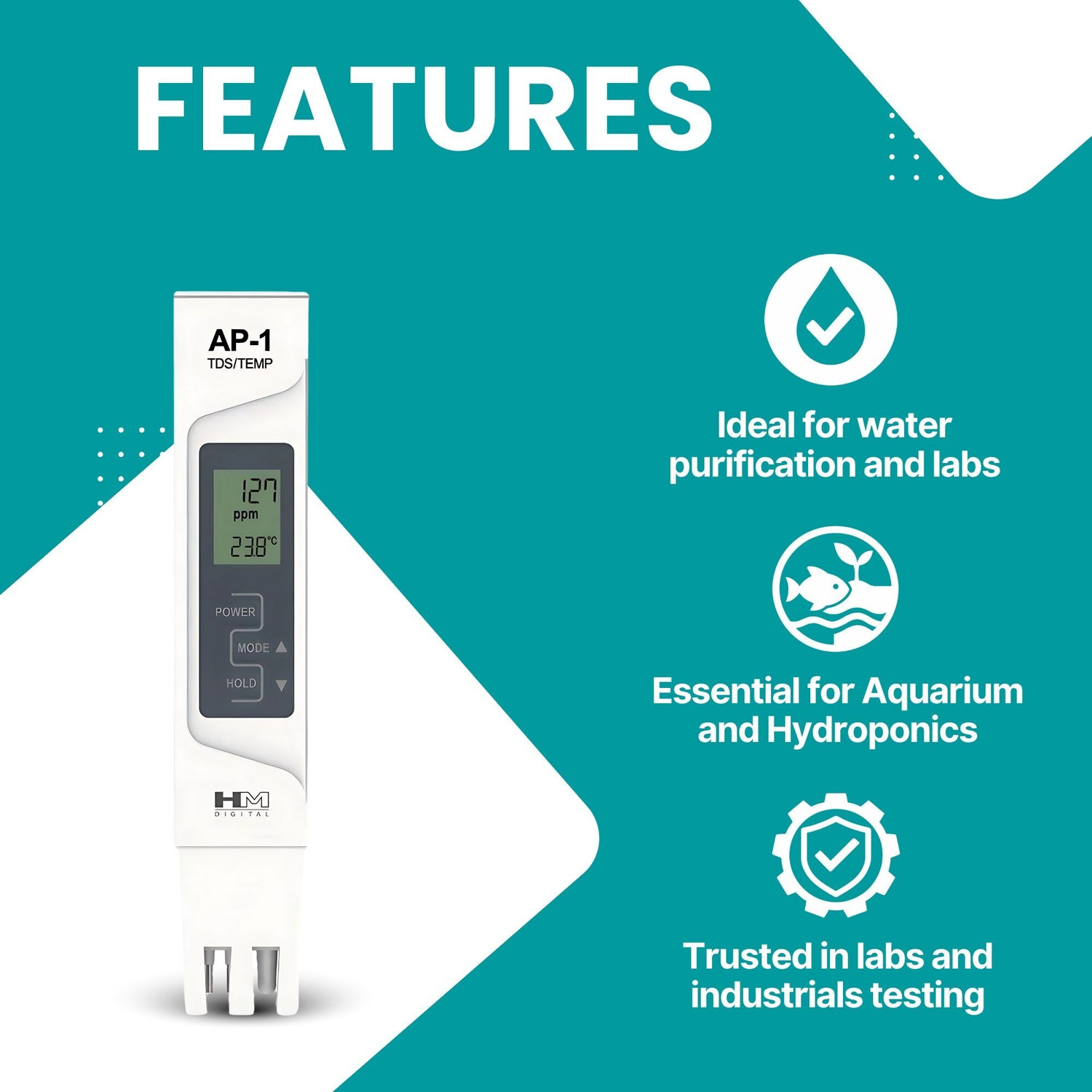 Image of HM DIGITAL Aquapro AP-1 Digital TDS Meter