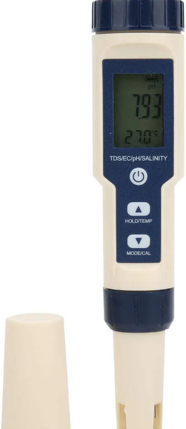 Image of Real Instruments 5 in 1 Function Water Quality Testing Meter PH Digital TDS Meter