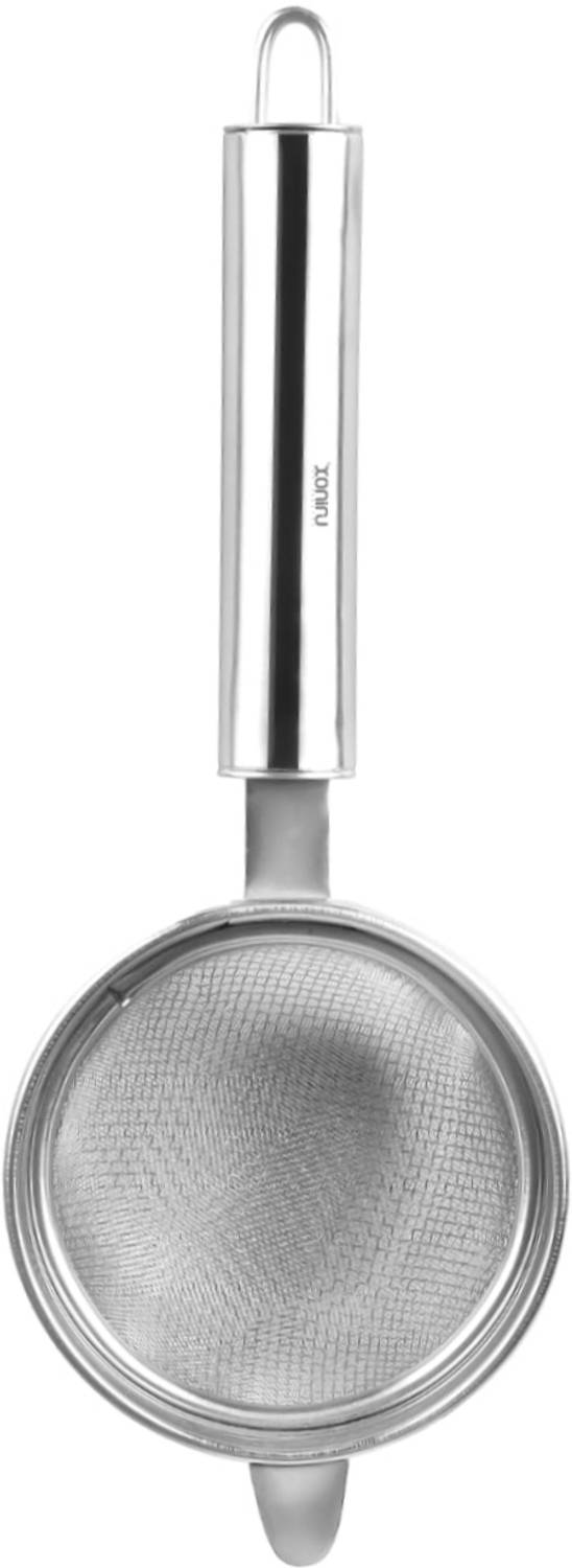 Alluring Homz Stainless Steel Tea Strainer/Chai Chhalni/Coffee Juice and Oil Channi 25 cm Tea Strainer