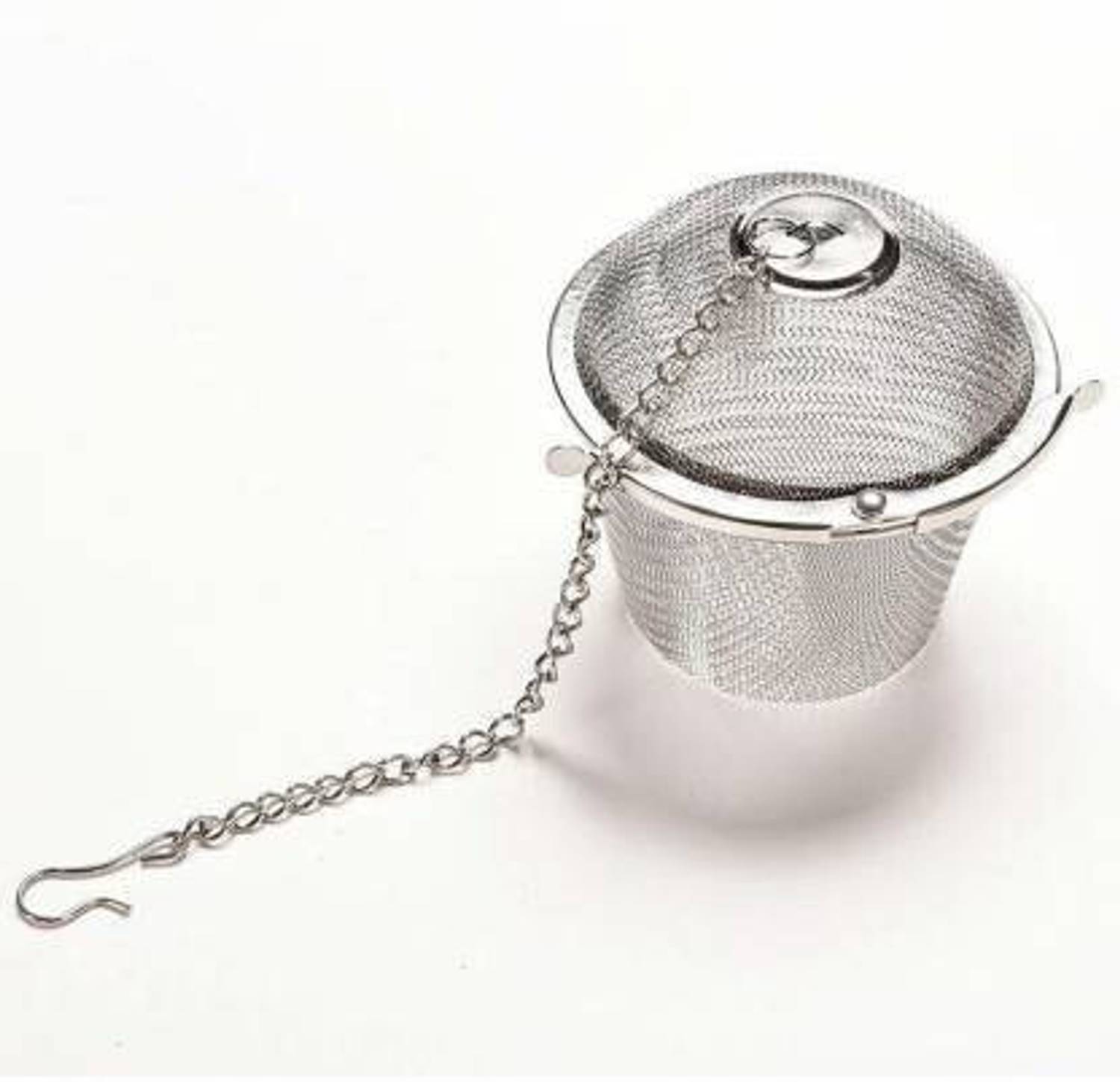 AKHAND SALES Stainless Steel Small Net Mesh Style Easy Loose Leaves Green Tea Filter Pot Infuser Strainer Tea Strainer
