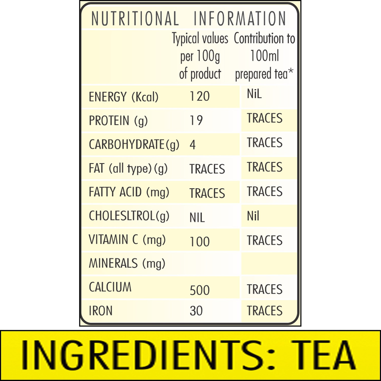 Image of GINNI Gold Tea Pouch