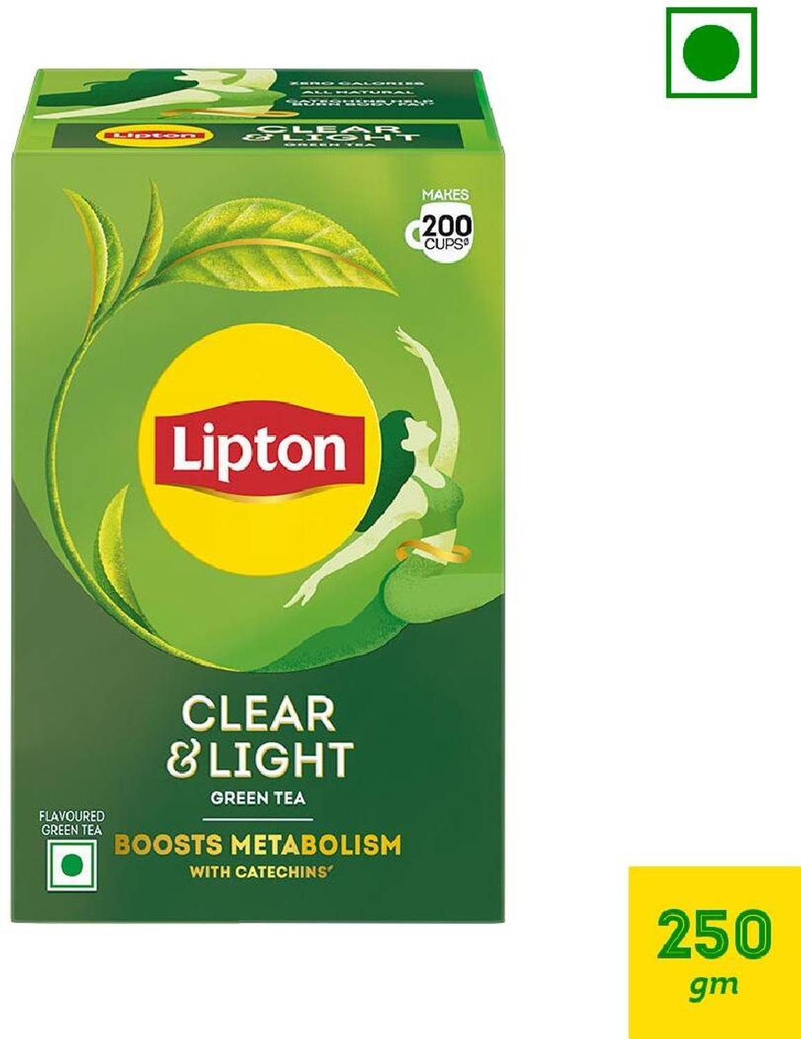 Lipton Clear and Light J&A Apple, Jasmine Green Tea Box