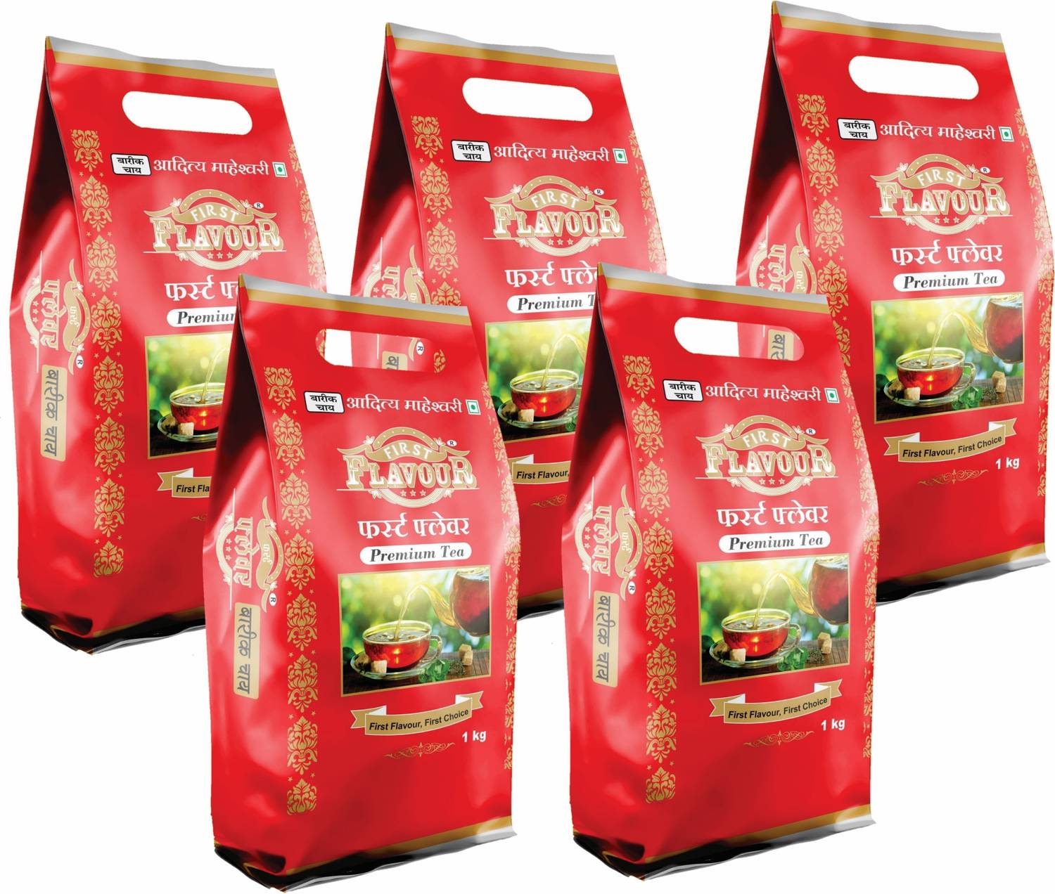 FIRST FLAVOUR Premium CTC Dust-Strong Kadak Chai Assam Tea Rich A