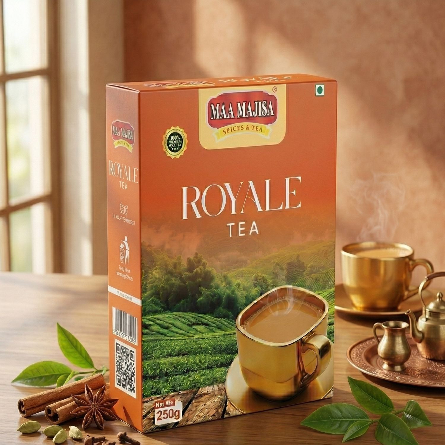 Image of MAAMAJISA Assam Premium Strong Royal Tea Kadak Chai Tea Box