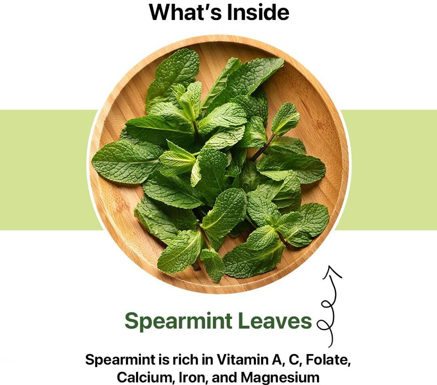 Image of BLUE TEA Spearmint Leaves-Tea, Supports Hormone, Pcos Relief & Weight Loss, Caffeine Free Herbs Herbal Tea Plastic Bottle